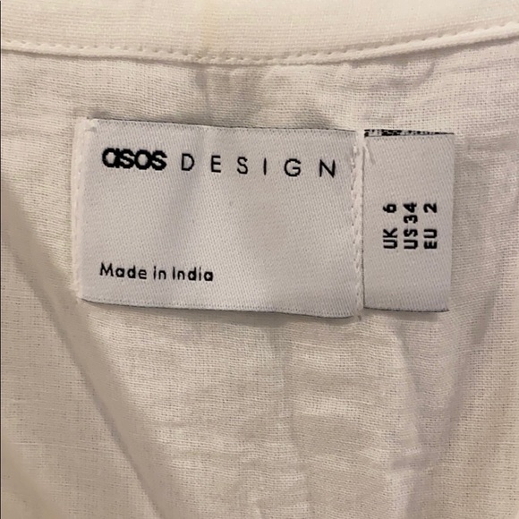 ASOS DESIGN tie wrap around crinkle maxi dress - Picture 5 of 5